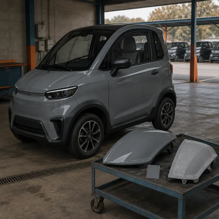 Quand la peinture gris nardo sublime les voitures sans permis de dernière génération