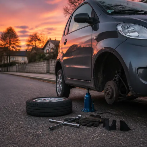 Bien utiliser un cric 2 tonnes pour une voiture de location sans permis